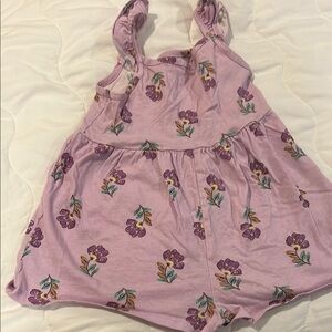 Toddler Floral Cotton Romper